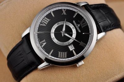 JAEGER LECOULTRE (custom�� ������ Swiss eta Automatic Movment,Sapphire Glass,Italy Leather Band)