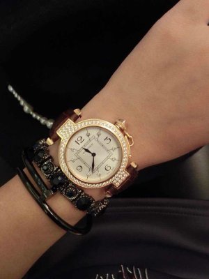 CARTIER (custom�� ������ Swiss eta Quarts Movment,Sapphire Glass,Italy Leather Band)