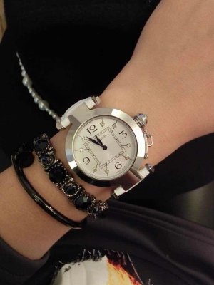 CARTIER (custom�� ������ Swiss eta Quarts Movment,Sapphire Glass,Italy Leather Band)