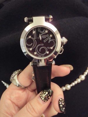 CARTIER (custom�� ������ Swiss eta Quarts Movment,Sapphire Glass,Italy Leather Band)