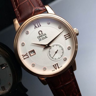 OMEGA (custom�� ������ Swiss eta Automatic Movment,Sapphire Glass,Italy Leather Band)