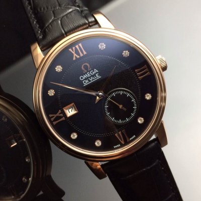 OMEGA (custom�� ������ Swiss eta Automatic Movment,Sapphire Glass,Italy Leather Band)