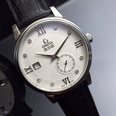 OMEGA (custom�� ������ Swiss eta Automatic Movment,Sapphire Glass,Italy Leather Band)