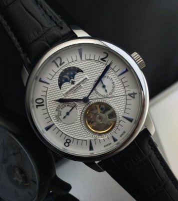 VACHERONCONSTANTIN (custom�� ������ Swiss eta Automatic Movment,Sapphire Glass,Italy Leather Band)
