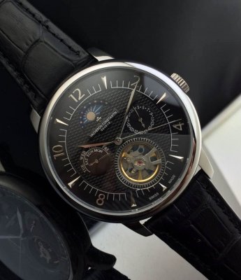 VACHERON CONSTANTIN VACHERONCONSTANTIN (custom�� ������ Swiss eta Automatic Movment,Sapphire Glass,Italy Leather Band)