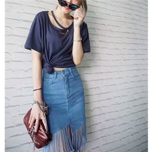 [Balmain] Jeans Skirt 160531-7
