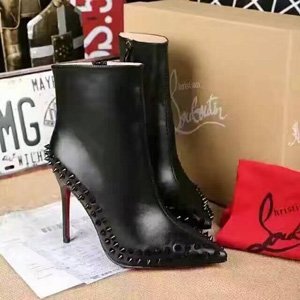 [Louboutin] Ankle Boots Heel 10cm160909-10