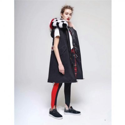 [Mr & Mrs Fur] Women's Fur Long Vest 190728-11