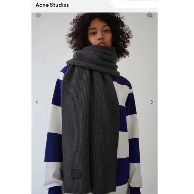 [Acne] Knitting Scarf Stlhouette 171101-14