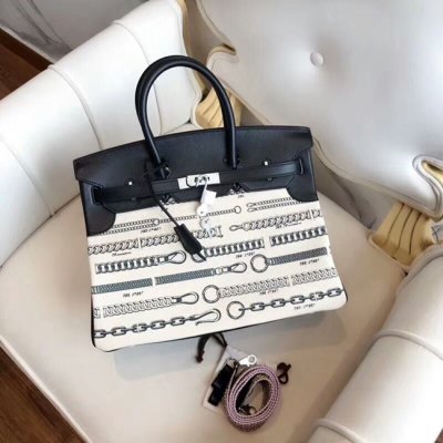 [Hermes] �����޽� Toile Birkin bag 18081130