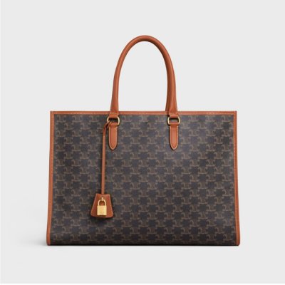 [Celine] ������ ȣ����Ż ī�ٽ� Ʈ������ ��Ʈ�� HORIZONTAL CABAS IN TRIOMPHE CANVAS AND CALFSKIN 197912BZJ.04LU
