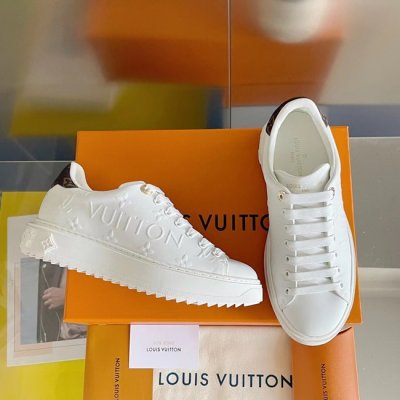 [Louis vuitton] ���̺��� ��/�� Ÿ�Ӿƿ� Ʈ���̳� Time Out Trainers ����Ŀ�� 23042041