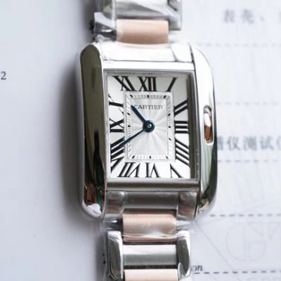 [Cartier] ��쿡 Tank Anglaise Dial Ladies Watch 23050543