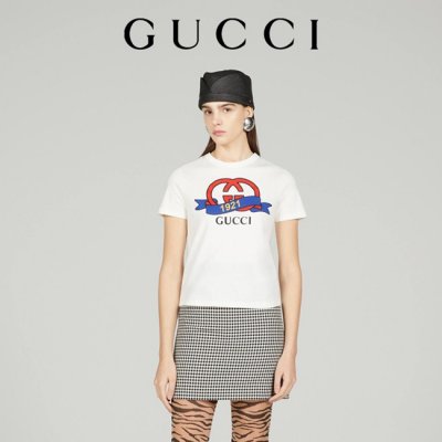 [Gucci] ���� ��/�� ���ͷ�ŷ G 1921 ��ư Ƽ���� 23051037