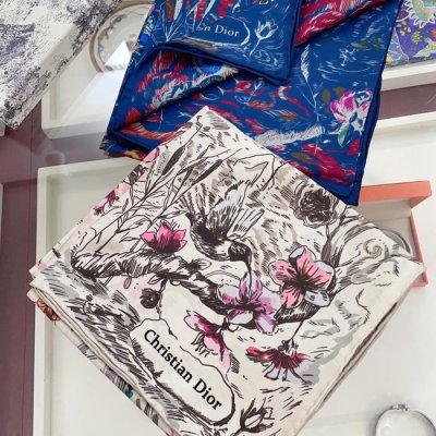 [Dior] ��� Dior Albero della Vita 90 ������ ��ī�� ������ ��Ƽ �÷� ��ũ Ʈ�� 23060434