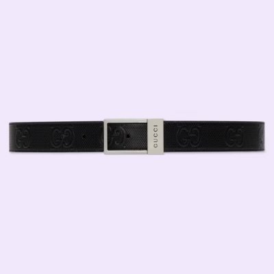 [Gucci] ���� ���簢�� ��Ŭ GG ��Ʈ 3.5cm 2color 722370 1W30G 1000