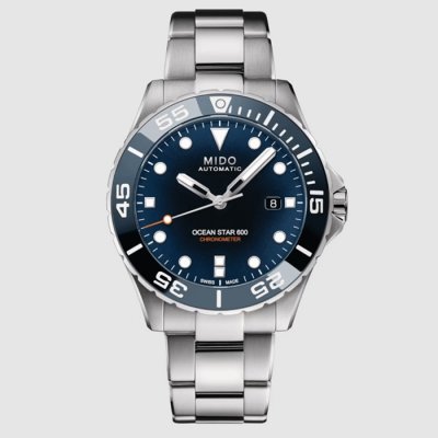 [MIDO] �̵� ���ǽ�Ÿ 600 ũ�γ���� 40mm ���� ���̾� �����ƽ ��Ż �ð� M026.608.11.041.01
