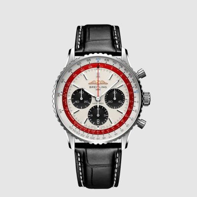 [Breitling] �����Ʋ�� ����Ÿ�̸� B01 ũ�γ�׷��� 43mm ���� 747 ȭ��Ʈ���̾� �����ƽ ��ƿ ���� ��Ŭ ���� ��Ʈ�� �ð� AB01383B1G1P1