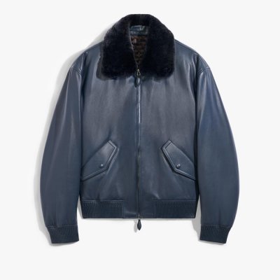 [Berluti] ����Ƽ Bombers With Shearling Collar R25LBL138-KAKO