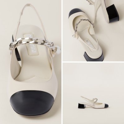 [Miumiu] �̿�̿� Round Toe Casual Style Blended Fabrics Plain Leather 5I045E_3L4I_F0A72_F_035