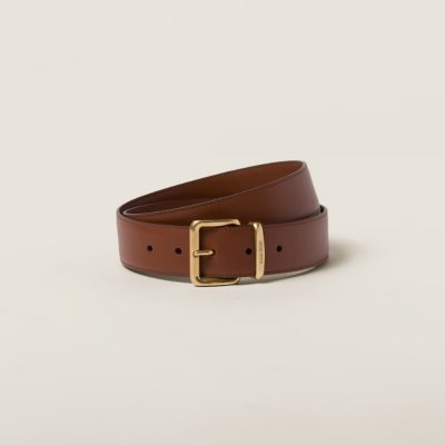 MIU MIU [MiuMiu] �̿�̿� ���� ��Ʈ Ÿ���� 3.5cm 5CC536_2AIX_F0005