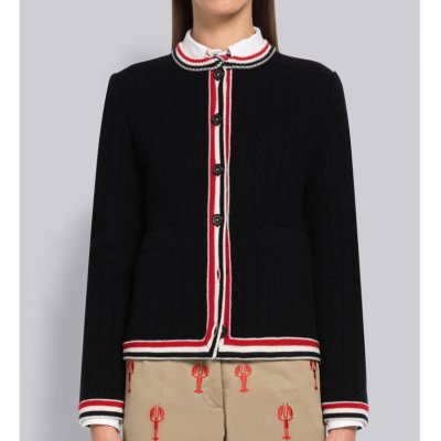 [Thom Browne] ����� ���̺� ��Ƽġ ���� �� �����̹� ī��� ��Ŷ FKJ064AY1019415