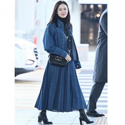 [Valentino] �߷�Ƽ�� ���극�� ���� �ø��� �巹�� 4B3DA02F8CT_558