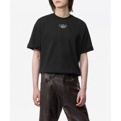 [Off-White] ����ȭ��Ʈ Bandana Arrow cotton T-shirt OMAA161S24JER0011001