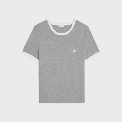 [Celine] ������ 70��S TRIOMPHE T-SHIRT IN COTTON JERSEY GREY 2X92K671Q.09OW