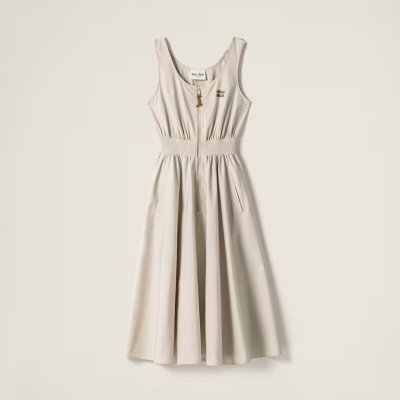 [Miumiu] �̿�̿� �ĳ��� ��ư �巹�� MF5410_12NS_F0A08_S_OOO