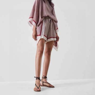 [Brunello Cucinelli] ���ڷ� ��ġ�ڸ� Starburst Flower Silk Pongee ���ǽ� 24061342