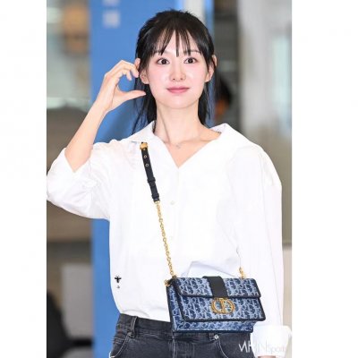 [Dior] ��� ���� Denim Dior Oblique ��ī�� 30 Montaigne East-West ü�ι� M9334UDCE_M49E