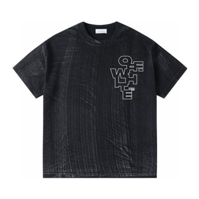 [Off-White] ���� ȭ��Ʈ �ΰ� ���� ũ��� Ƽ���� 24120940