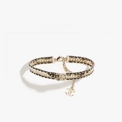 [Chanel] ���� Metal, Lambskin & Strass CHOKER ABC901 B16033 NW023