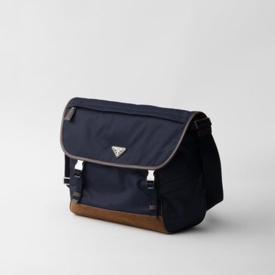 [Prada] ����� Small Re-Nylon and leather shoulder bag 2VD052_384_F0C1B_V_OYF