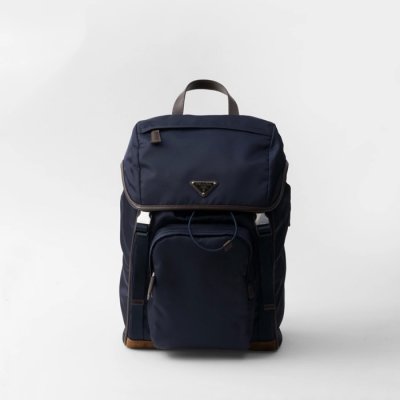 [Prada] ����� Re-Nylon and leather backpack 2VZ135VHYF384 F0C1B