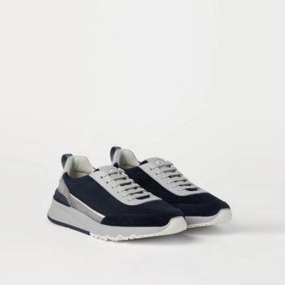 [Brunello Cucinelli] ���ڷ� ��ġ�ڸ� �����̵� ���� ����Ŀ�� 242MZUSGSO278 CEA35