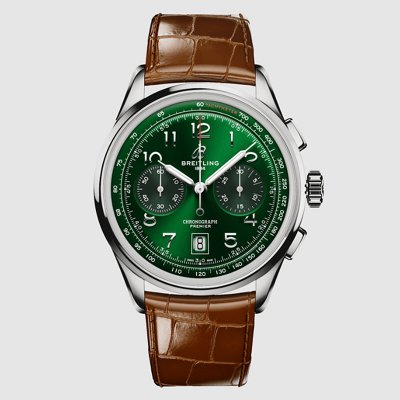 [BREITLING] �����Ʋ�� �����̿��� B01 ũ�γ�׷��� 42 �����ƽ �ð� AB0145371L1P1