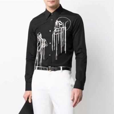 [Alexander McQueen] �˷���� ���� shirt 682295 QSN66 1000 682295 QSN66