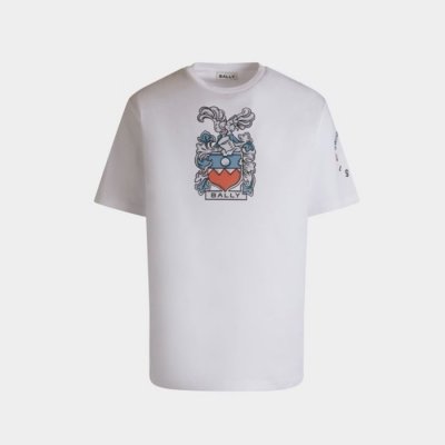 [BALLY] �߸� Graphic Print short-sleeves T-shirt