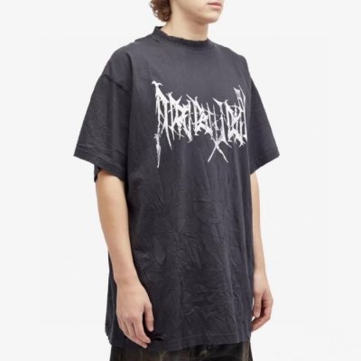 [Balenciaga] �߷��þư� ��/�� Metal Outline T-shirt 787349TRVF9