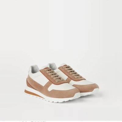 [Brunello Cucinelli] ���ڷ� ��ġ�ڸ� �����̵� ���� ���� ����Ŀ�� MZUAVLA289 CQP17