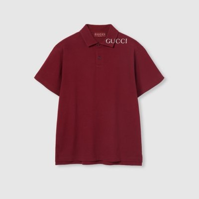 [Gucci] ���� Cotton polo shirt 806255 