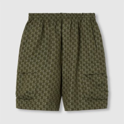 [Gucci] ���� Cotton jacquard shorts with GG Shadow 804980