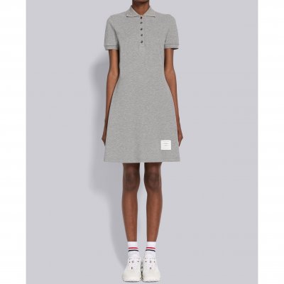 [Thom Browne] ����� Pique Rib Gusset Tennis Dress FJD097A00050055