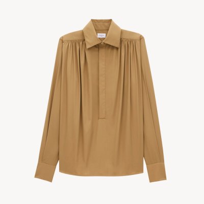 [Saint Laurent] ���ζ� ��ư ��ƾ ���� ������ ����콺 822158Y7I232257