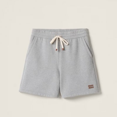 [Miumiu] �̿�̿� Cotton fleece Bermudas MJP338_13UK_F0031_S_OOO