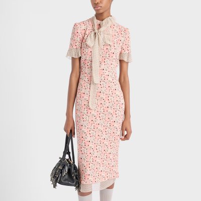 [Prada] ����� ����Ƽ�� ��Ʈ��ġ ���� �巹�� P3Q04_17GO_F0D61_S_OOO
