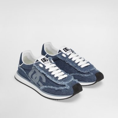 [D & G] ��ü�ذ��ٳ� Sneakers Cushion in Denim Blue Jeans color CS2288A6D448D600