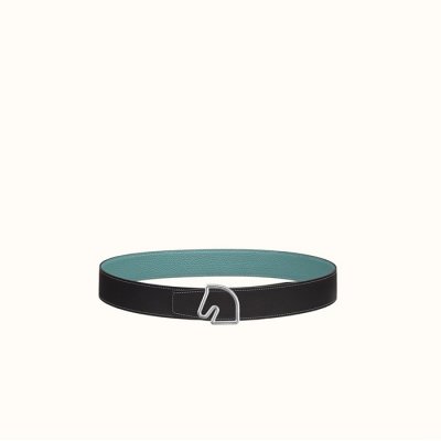 [Hermes] �����޽� Tete de Cheval belt buckle & Reversible leather strap 